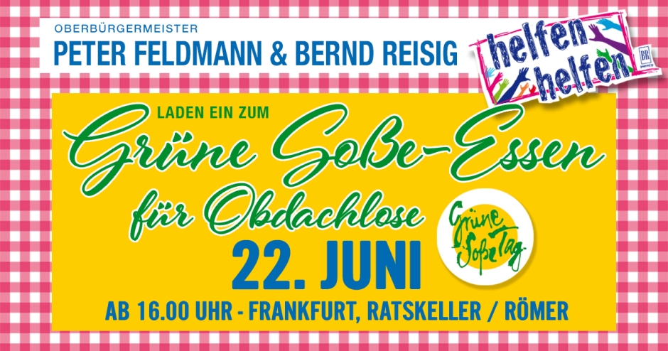 GRÜNE SOSSE-ESSEN FÜR OBDACHLOSE